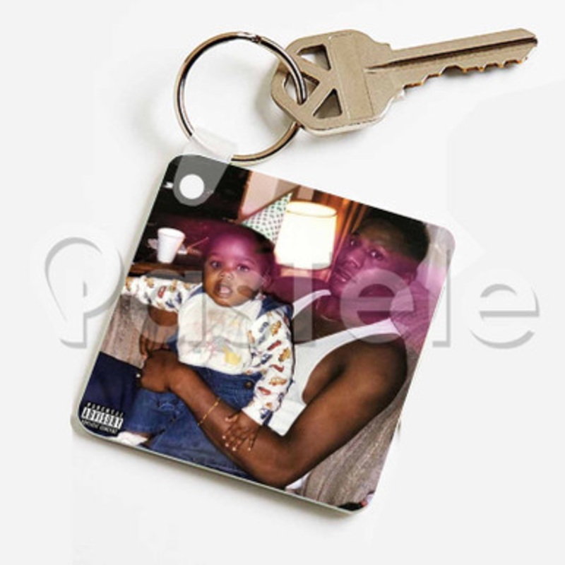 Da Baby KIRK Custom Keychain Jewelry Necklaces Pendant Two Sides Key