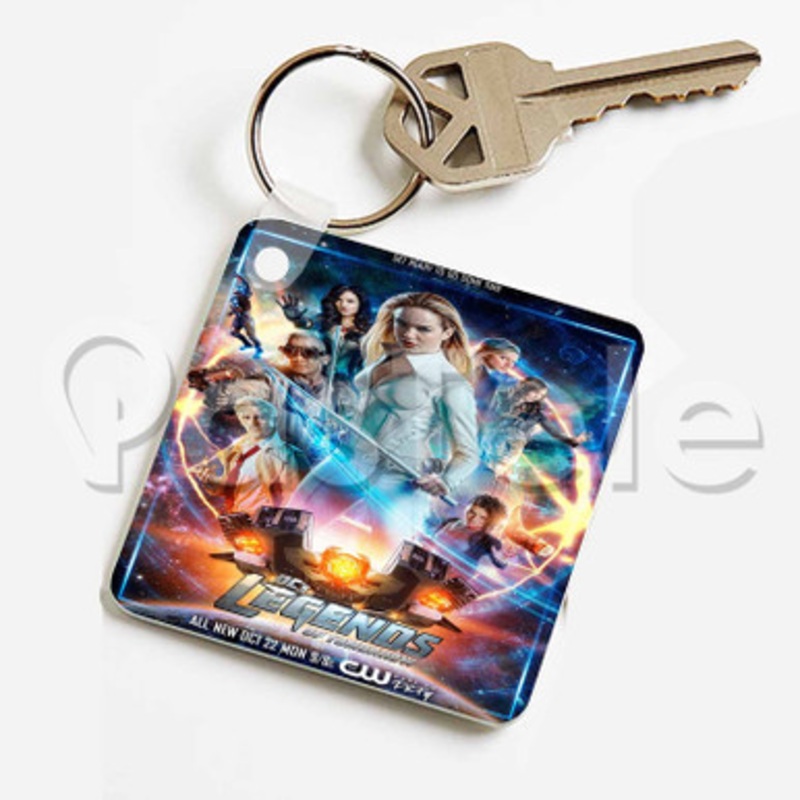 Dc s Legends Of Tomorrow Custom Keychain Jewelry Necklaces Pendant Two Sides Key