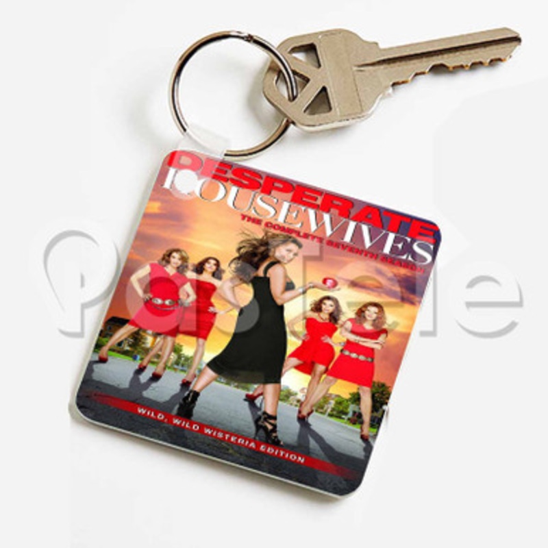 Desperate Housewives Custom Keychain Jewelry Necklaces Pendant Two Sides Key