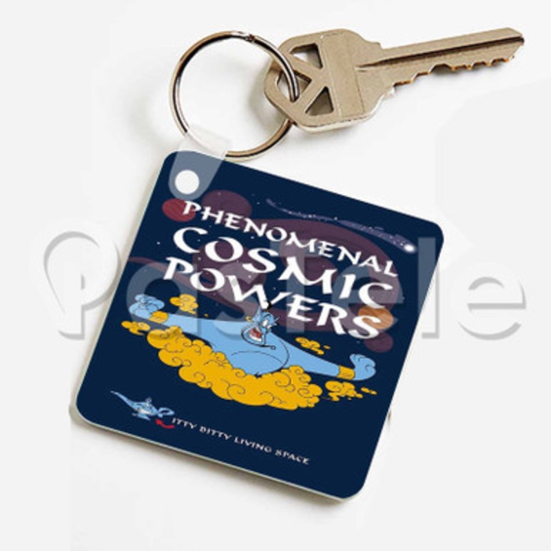 Disney Aladdin Custom Keychain Jewelry Necklaces Pendant Two Sides Key
