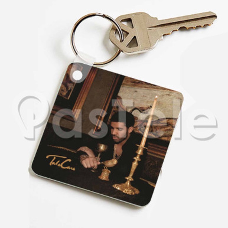 Drake Take Care Custom Keychain Jewelry Necklaces Pendant Two Sides Key