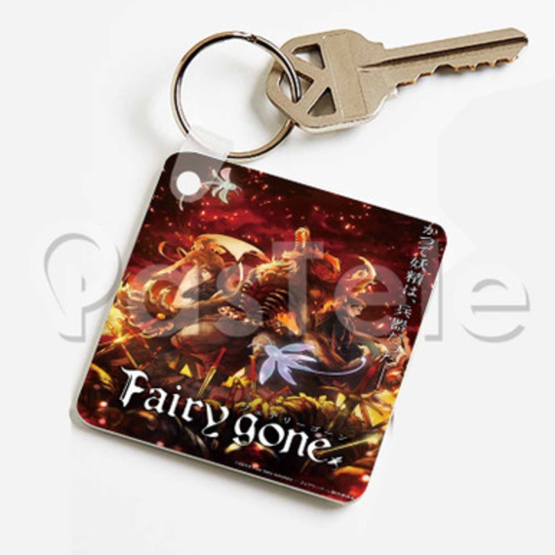 Fairy Gone Custom Keychain Jewelry Necklaces Pendant Two Sides Key