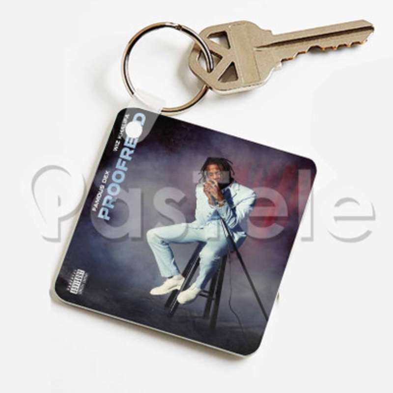 Famous Dex Proofread Custom Keychain Jewelry Necklaces Pendant Two Sides Key