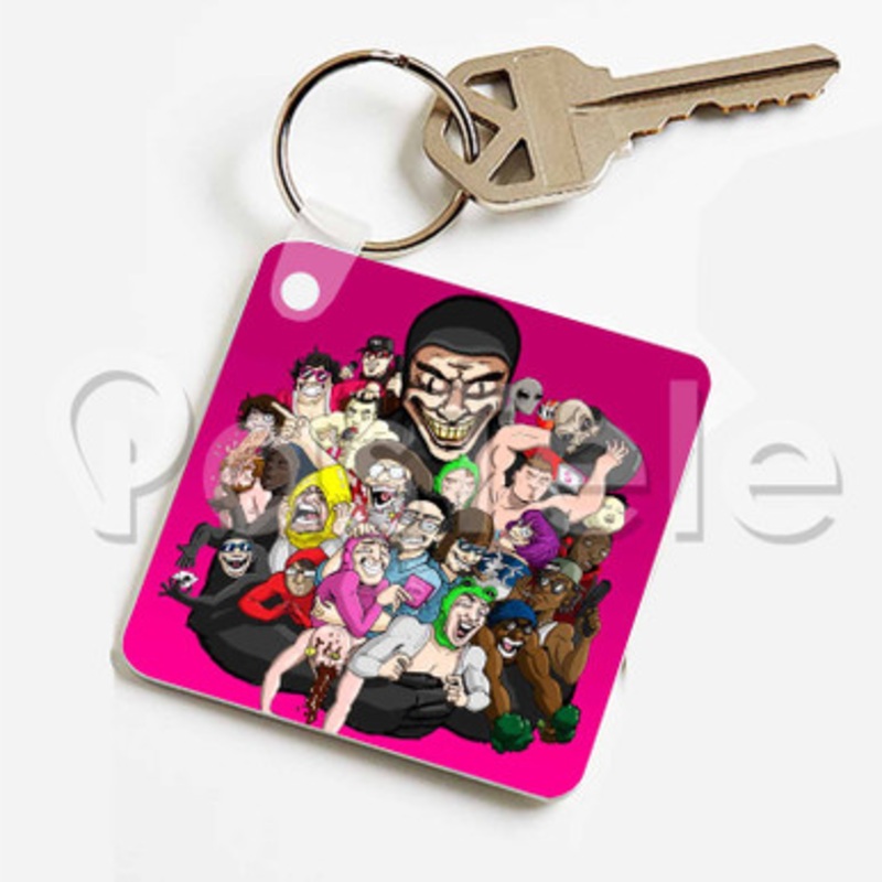 Filthy Prank Custom Keychain Jewelry Necklaces Pendant Two Sides Key