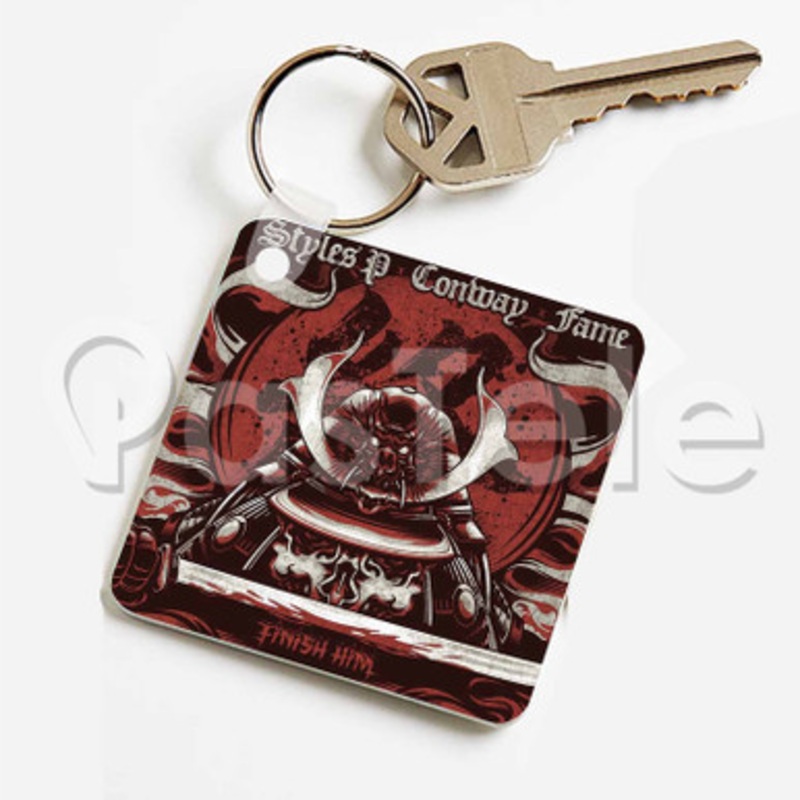 Finish Him Planit Hank Custom Keychain Key Ring Jewelry Necklaces Pendant Two Sides Key