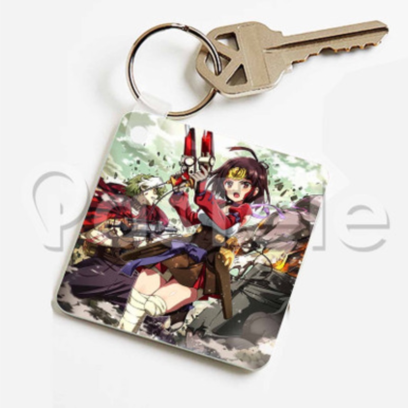 Ikoma Kabaneri of the Iron Fortress Custom Keychain Key Ring Jewelry Necklaces Pendant Two Sides Key