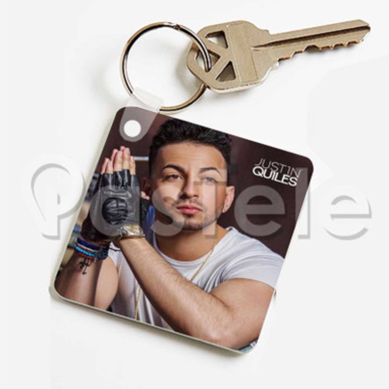 J Quiles Custom Keychain Jewelry Necklaces Pendant Two Sides Key