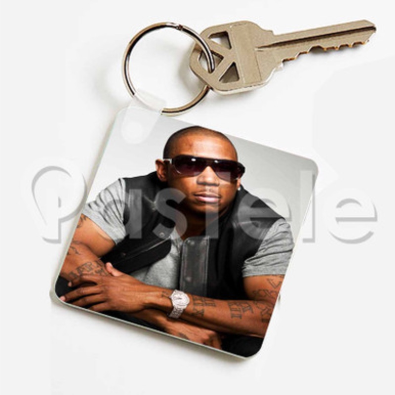 Ja Rule Custom Keychain Jewelry Necklaces Pendant Two Sides Key