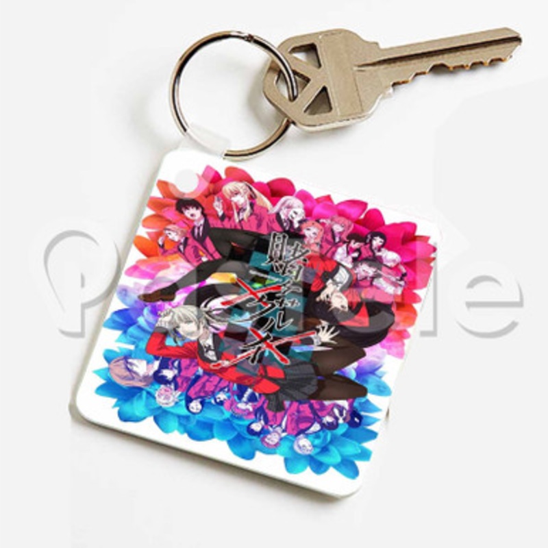 Kakegurui Season 2 Custom Keychain Jewelry Necklaces Pendant Two Sides Key