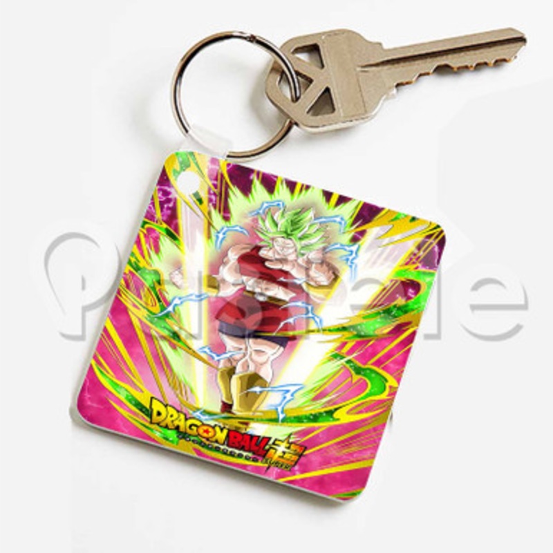 Kale Super Saiyan Dragon Ball Super Custom Keychain Key Ring Jewelry Necklaces Pendant Two Sides Key