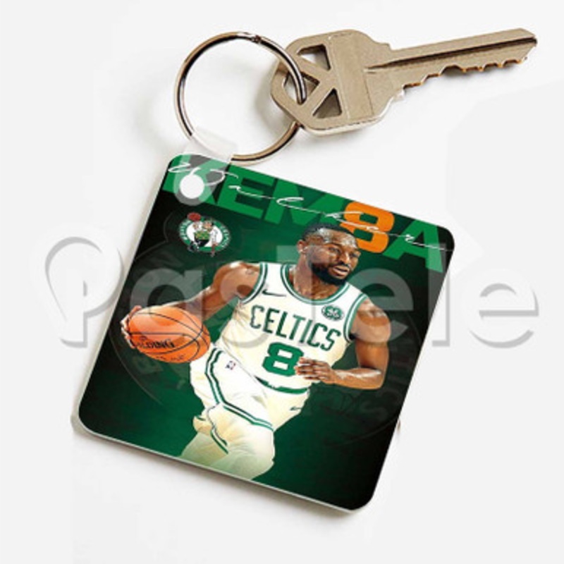 Kemba Walker Boston Celtics NBA Custom Keychain Jewelry Necklaces Pendant Two Sides Key