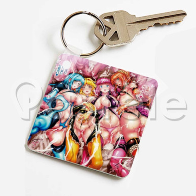 Majuu Jouka Shoujo Utea Custom Keychain Key Ring Jewelry Necklaces Pendant Two Sides Key