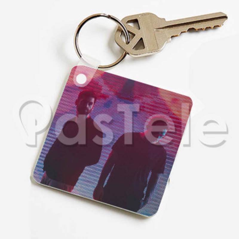 Odesza Custom Keychain Key Ring Jewelry Necklaces Pendant Two Sides Key