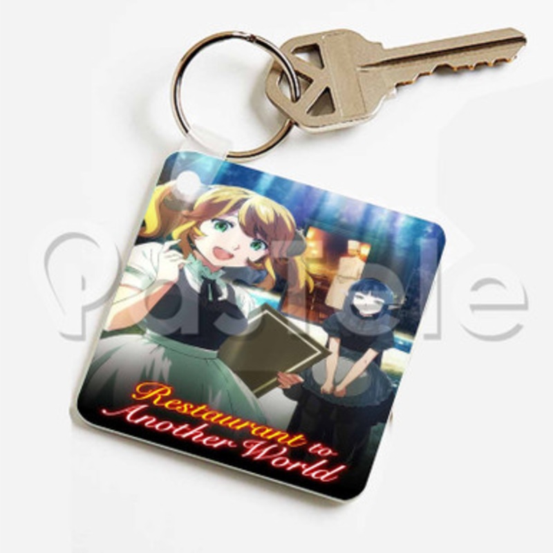 Restaurant to Another World Custom Keychain Key Ring Jewelry Necklaces Pendant Two Sides Key
