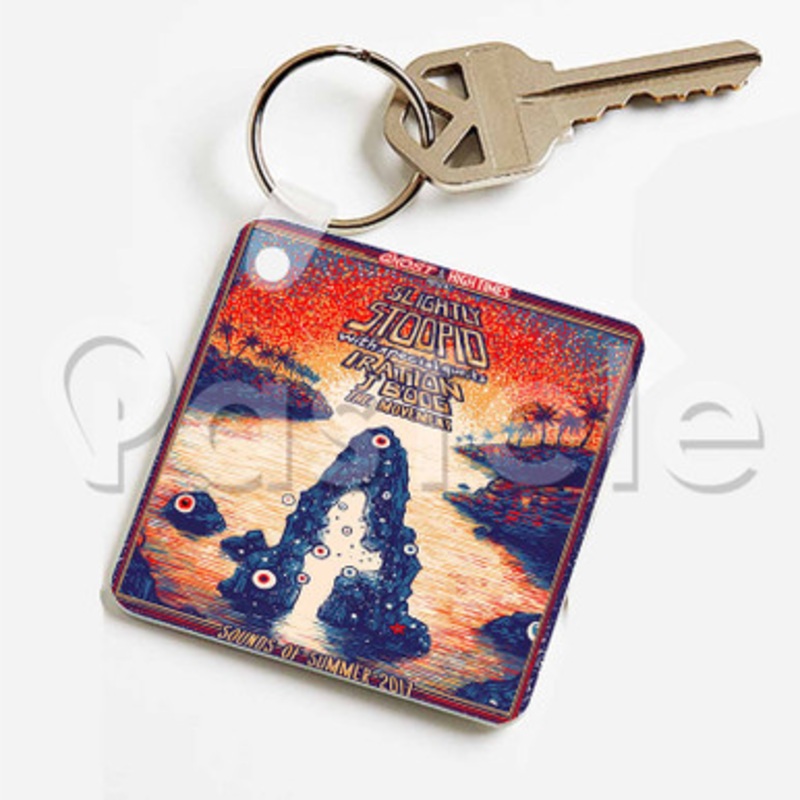 Slightly Stoopid Custom Keychain Key Ring Jewelry Necklaces Pendant Two Sides Key