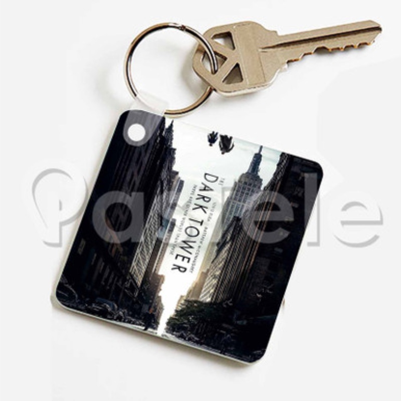 The Dark Tower Custom Keychain Key Ring Jewelry Necklaces Pendant Two Sides Key