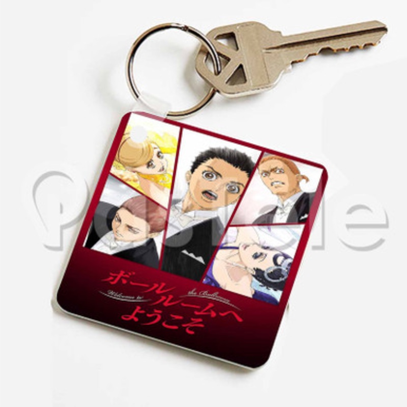 Welcome to the Ballroom Custom Keychain Key Ring Jewelry Necklaces Pendant Two Sides Key