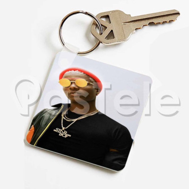 Wiz Kid Custom Keychain Key Ring Jewelry Necklaces Pendant Two Sides Key