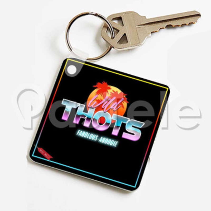 A Boogie Wit Da Hoodie Feat Fabolous Wild Thots Custom Keychain Key Ring Jewelry Necklaces Pendant Two Sides Key