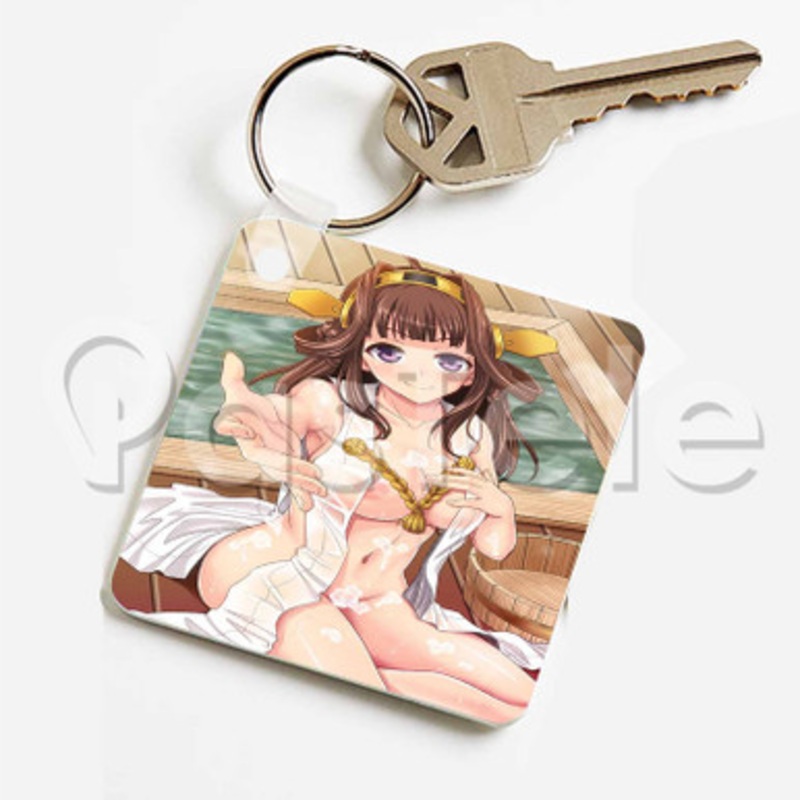 Aoi Hime Jitaku Keibiin Custom Keychain Key Ring Jewelry Necklaces Pendant Two Sides Key