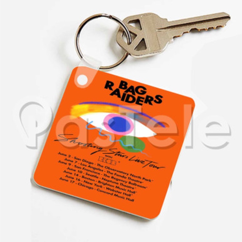 Bag Raiders Custom Keychain Key Ring Jewelry Necklaces Pendant Two Sides Key