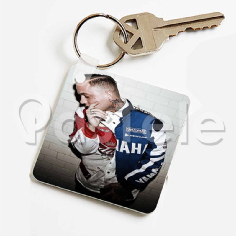 Blackbear Custom Keychain Key Ring Jewelry Necklaces Pendant Two Sides Key