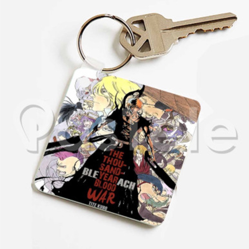 Bleach Custom Keychain Key Ring Jewelry Necklaces Pendant Two Sides Key