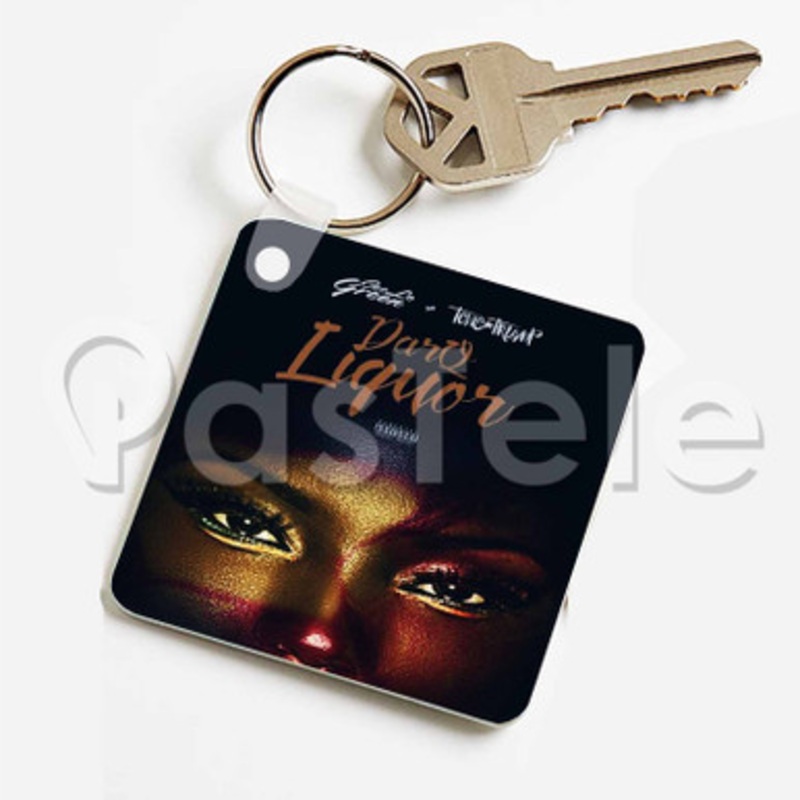 Dark Liquor Cee Lo Green Feat Tone Trump Custom Keychain Key Ring Jewelry Necklaces Pendant Two Sides Key