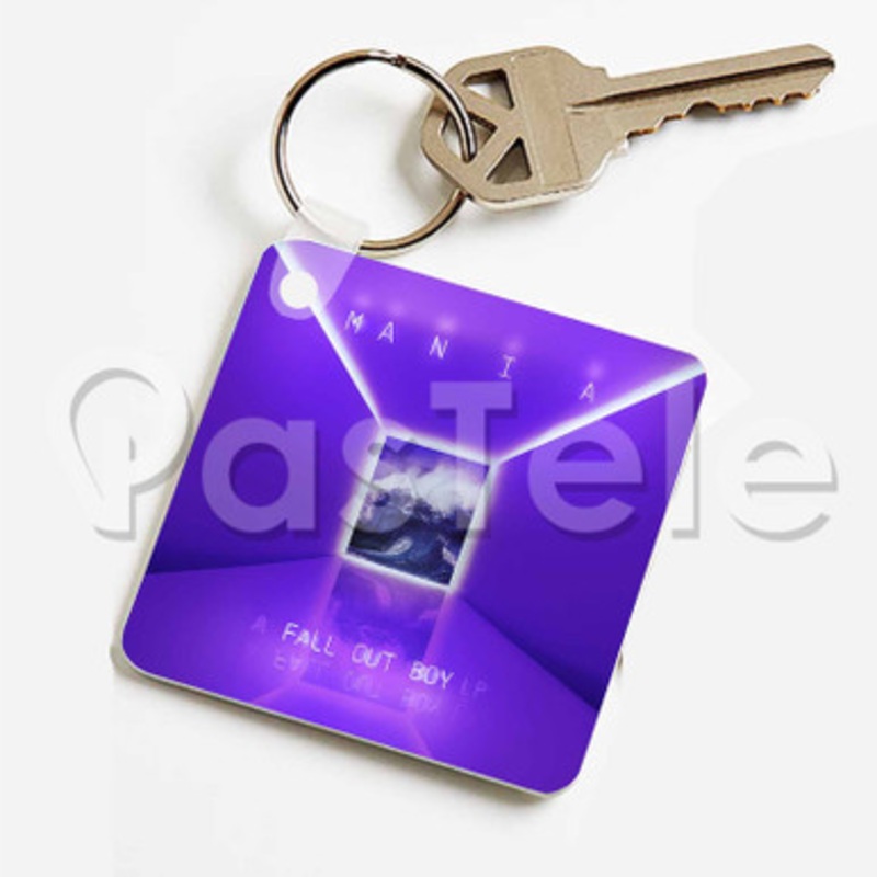 Fall Out Boy Mania Custom Keychain Key Ring Jewelry Necklaces Pendant Two Sides Key