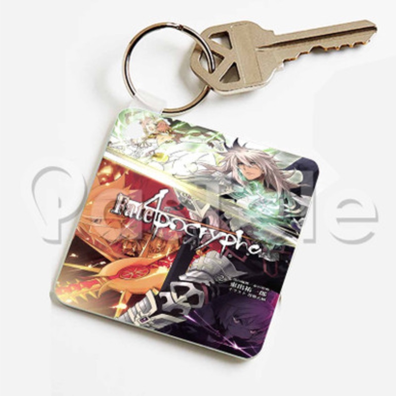 Fate Apocrypha Custom Keychain Key Ring Jewelry Necklaces Pendant Two Sides Key