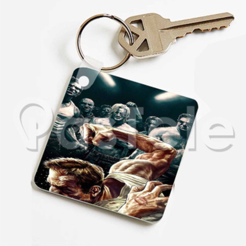 Fight Club Custom Keychain Key Ring Jewelry Necklaces Pendant Two Sides Key
