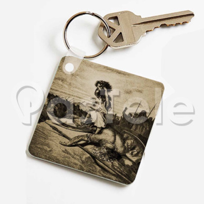 Get Money Michael Da Vinci Custom Keychain Key Ring Jewelry Necklaces Pendant Two Sides Key