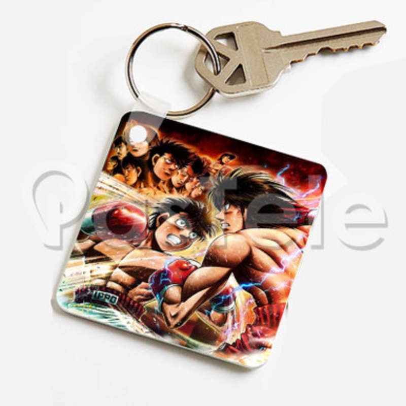 Hajime no Ippo Custom Keychain Key Ring Jewelry Necklaces Pendant Two Sides Key