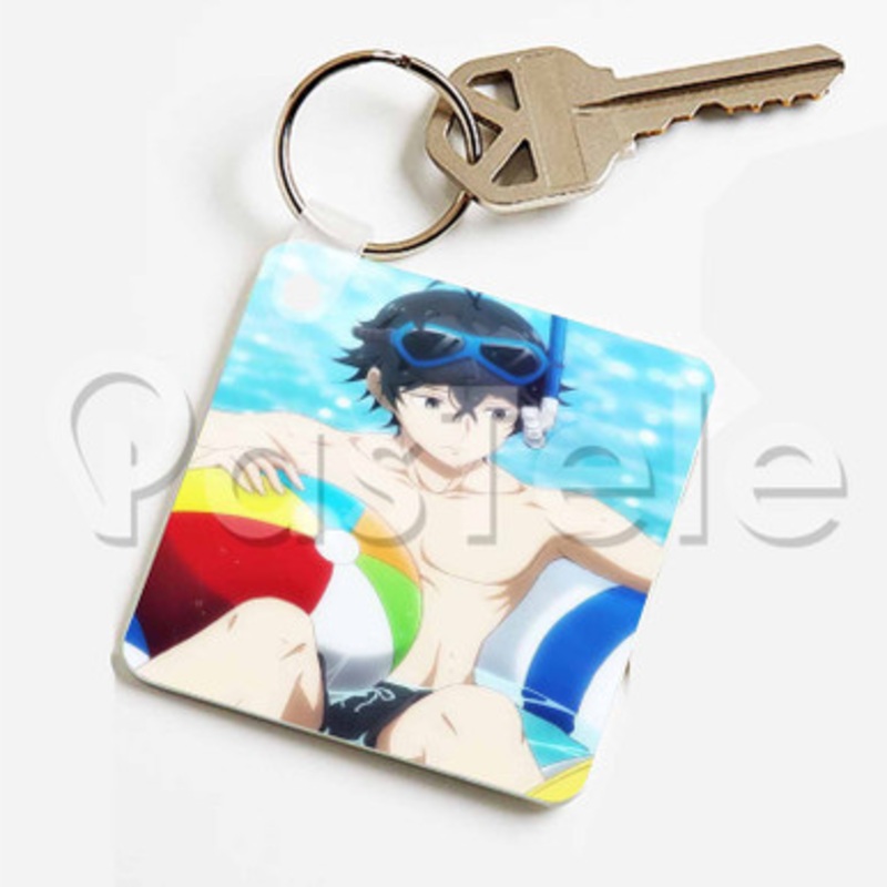 Handa ku Custom Keychain Key Ring Jewelry Necklaces Pendant Two Sides Key