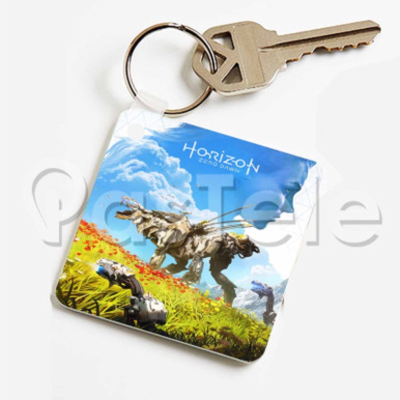 Horizon Zero Dawn Custom Keychain Key Ring Jewelry Necklaces Pendant Two Sides Key