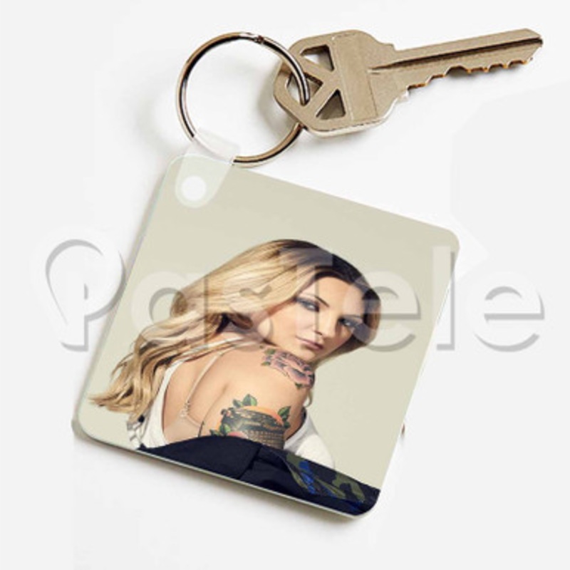 Julia Michaels Custom Keychain Key Ring Jewelry Necklaces Pendant Two Sides Key