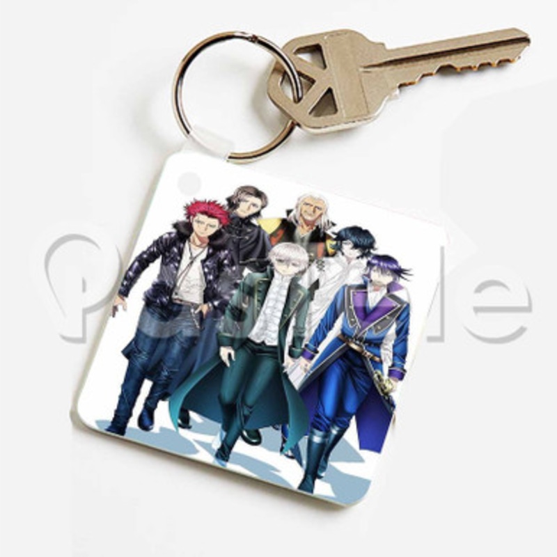 K Seven Stories Custom Keychain Key Ring Jewelry Necklaces Pendant Two Sides Key