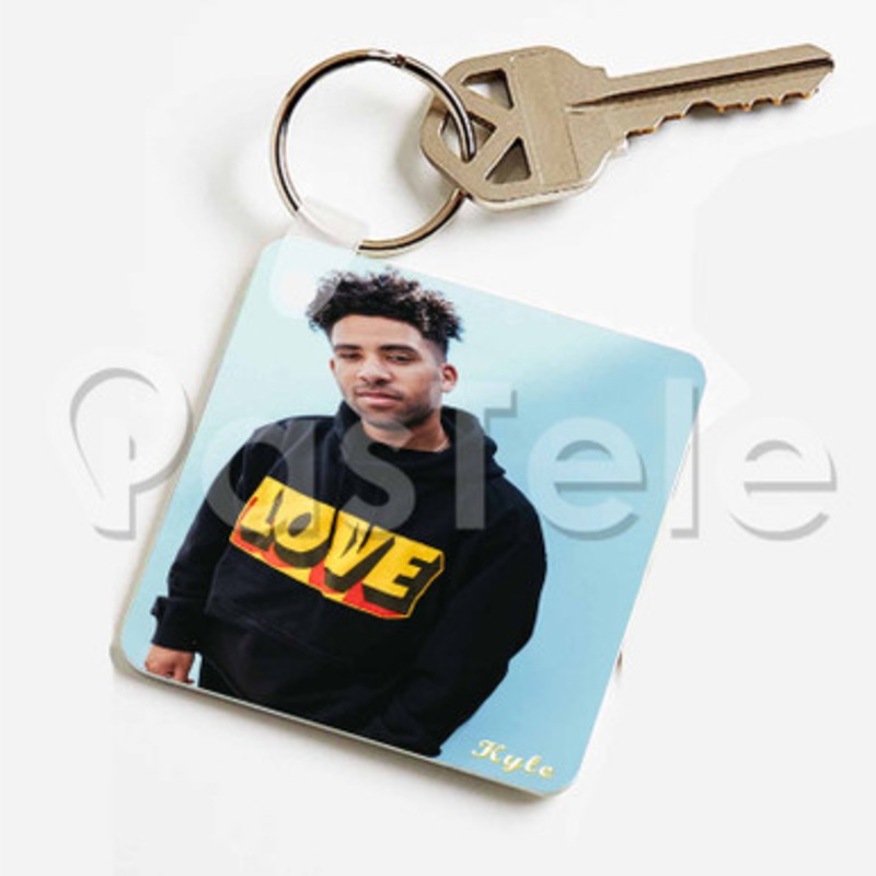 Kyle Custom Keychain Key Ring Jewelry Necklaces Pendant Two Sides Key