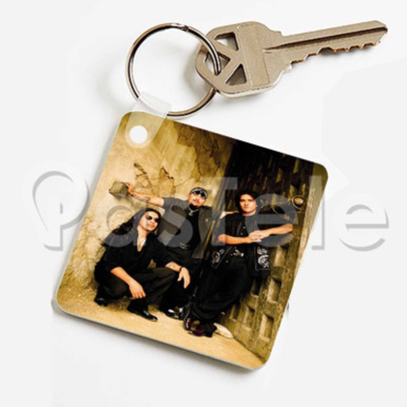 Los Lonely Boys Custom Keychain Key Ring Jewelry Necklaces Pendant Two Sides Key