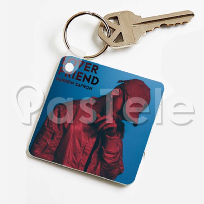 Lover Friend Darrein Safron Custom Keychain Key Ring Jewelry Necklaces Pendant Two Sides Key