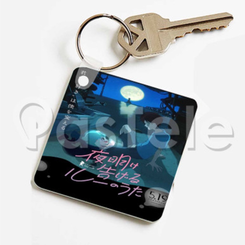 Lu Over the Wall Custom Keychain Key Ring Jewelry Necklaces Pendant Two Sides Key