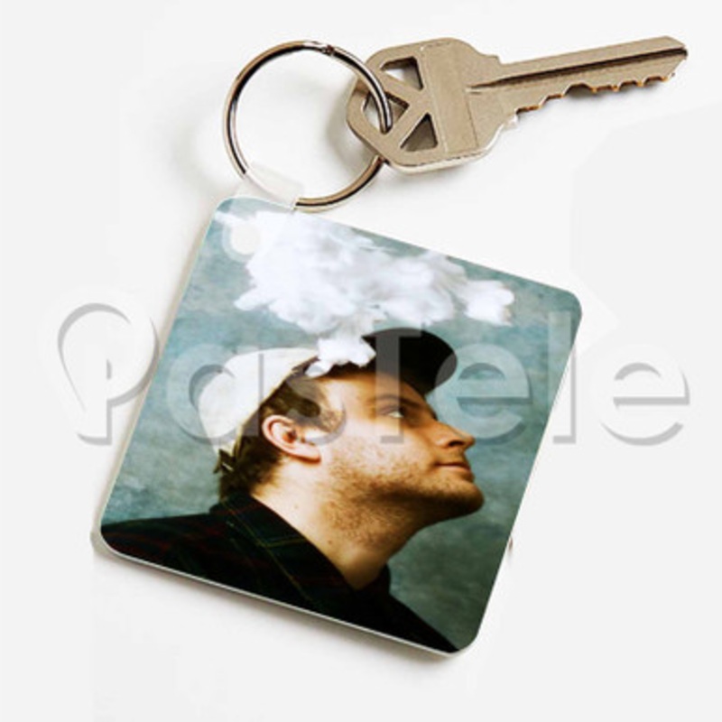 Mac De Marco Clouds Custom Keychain Key Ring Jewelry Necklaces Pendant Two Sides Key