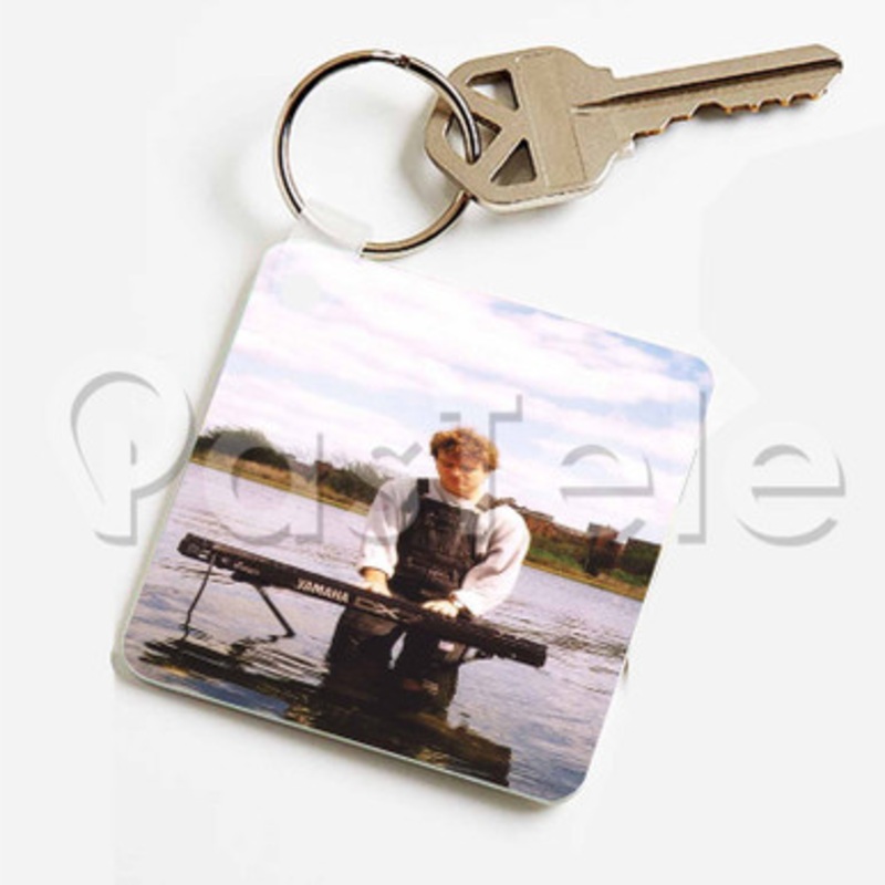 Mac De Marco Custom Keychain Key Ring Jewelry Necklaces Pendant Two Sides Key