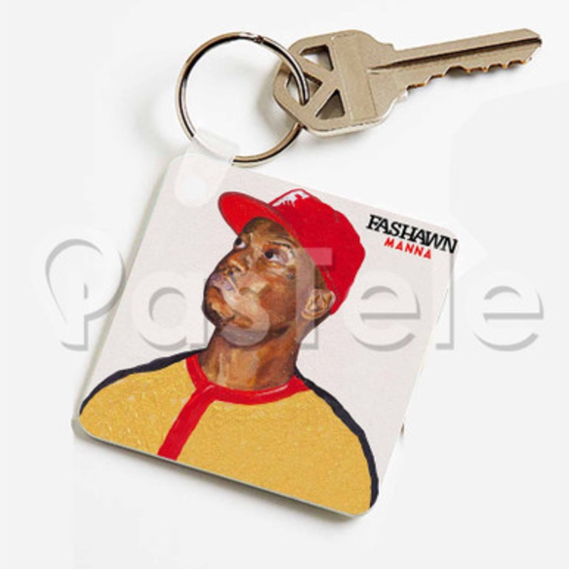 Manna Fashawn Custom Keychain Key Ring Jewelry Necklaces Pendant Two Sides Key