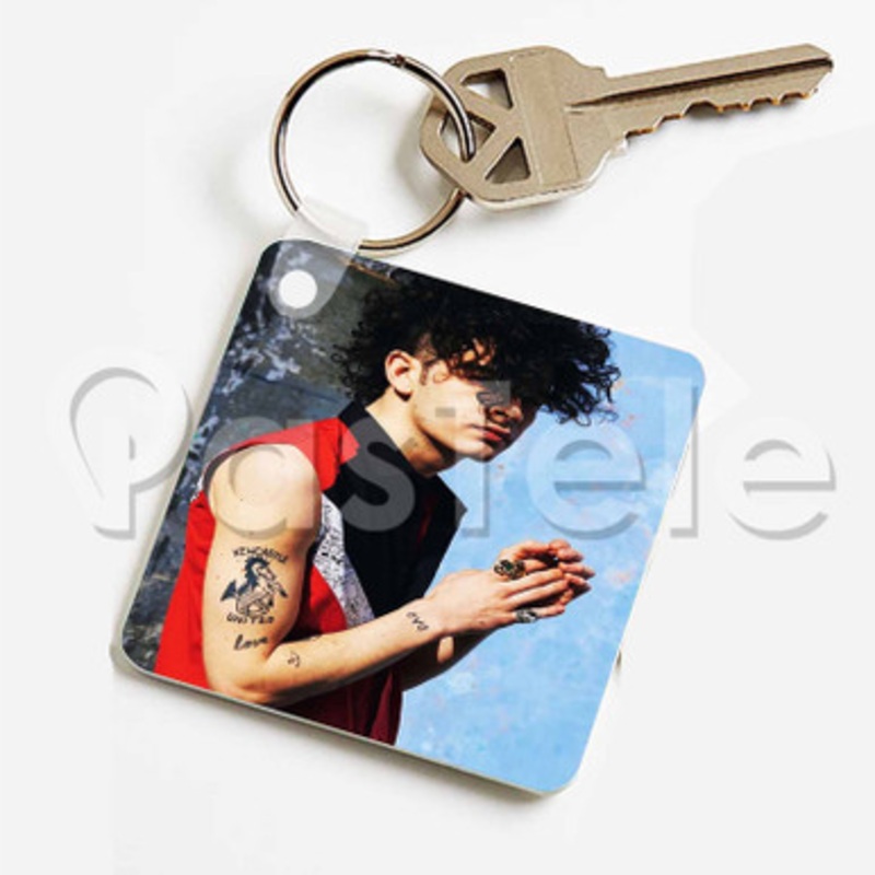 Matt Healy Custom Keychain Key Ring Jewelry Necklaces Pendant Two Sides Key