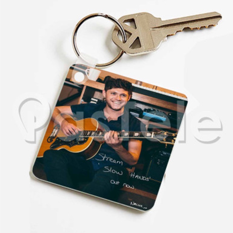 Niall Horan Custom Keychain Key Ring Jewelry Necklaces Pendant Two Sides Key