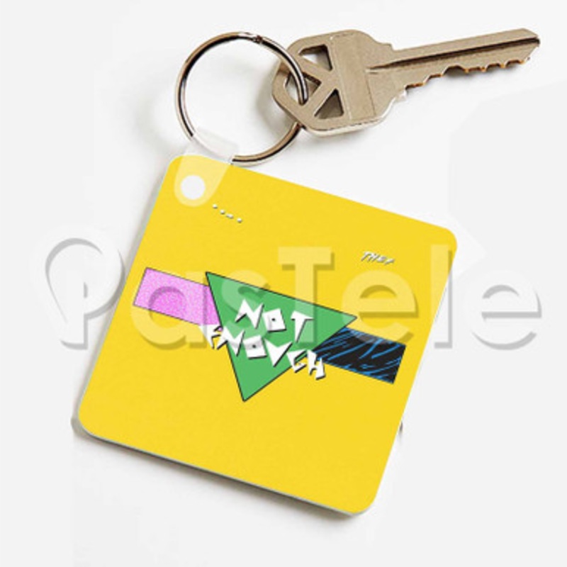 Not Enough Lido Feat THEY Custom Keychain Key Ring Jewelry Necklaces Pendant Two Sides Key