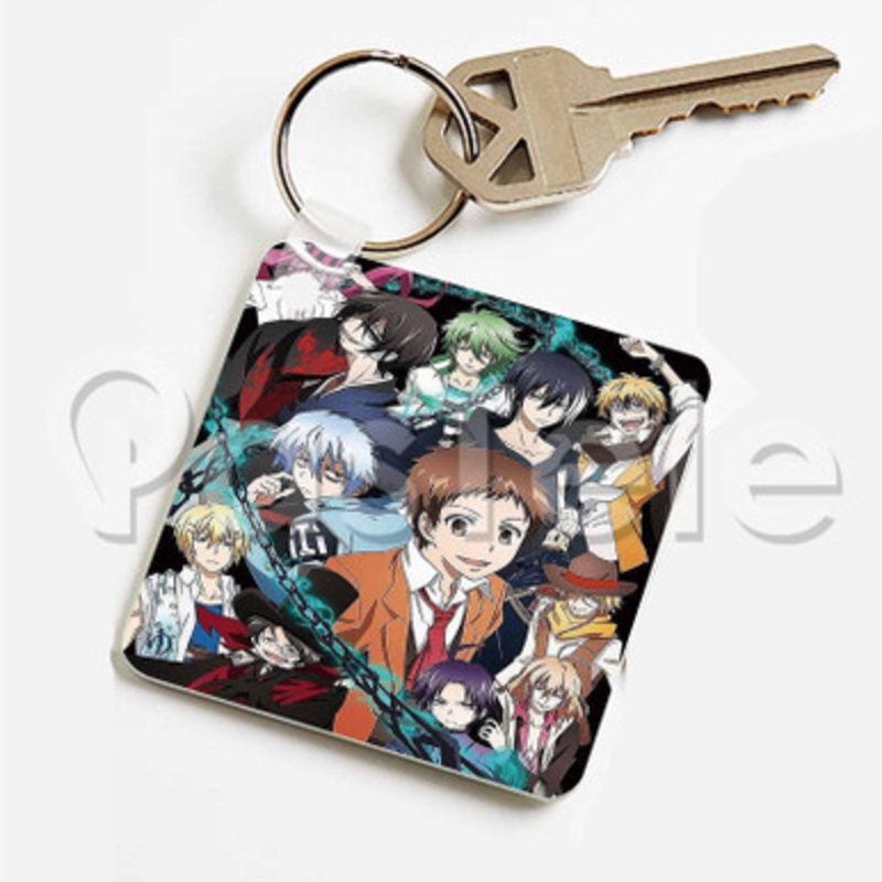 Servamp Custom Keychain Key Ring Jewelry Necklaces Pendant Two Sides Key