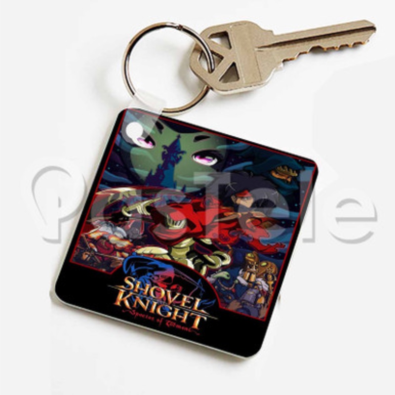 Shovel Knight Specter of Torment Custom Keychain Key Ring Jewelry Necklaces Pendant Two Sides Key