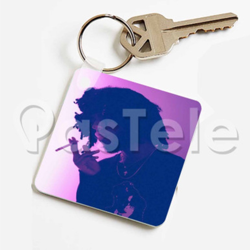 That Far 6 Lack Custom Keychain Key Ring Jewelry Necklaces Pendant Two Sides Key